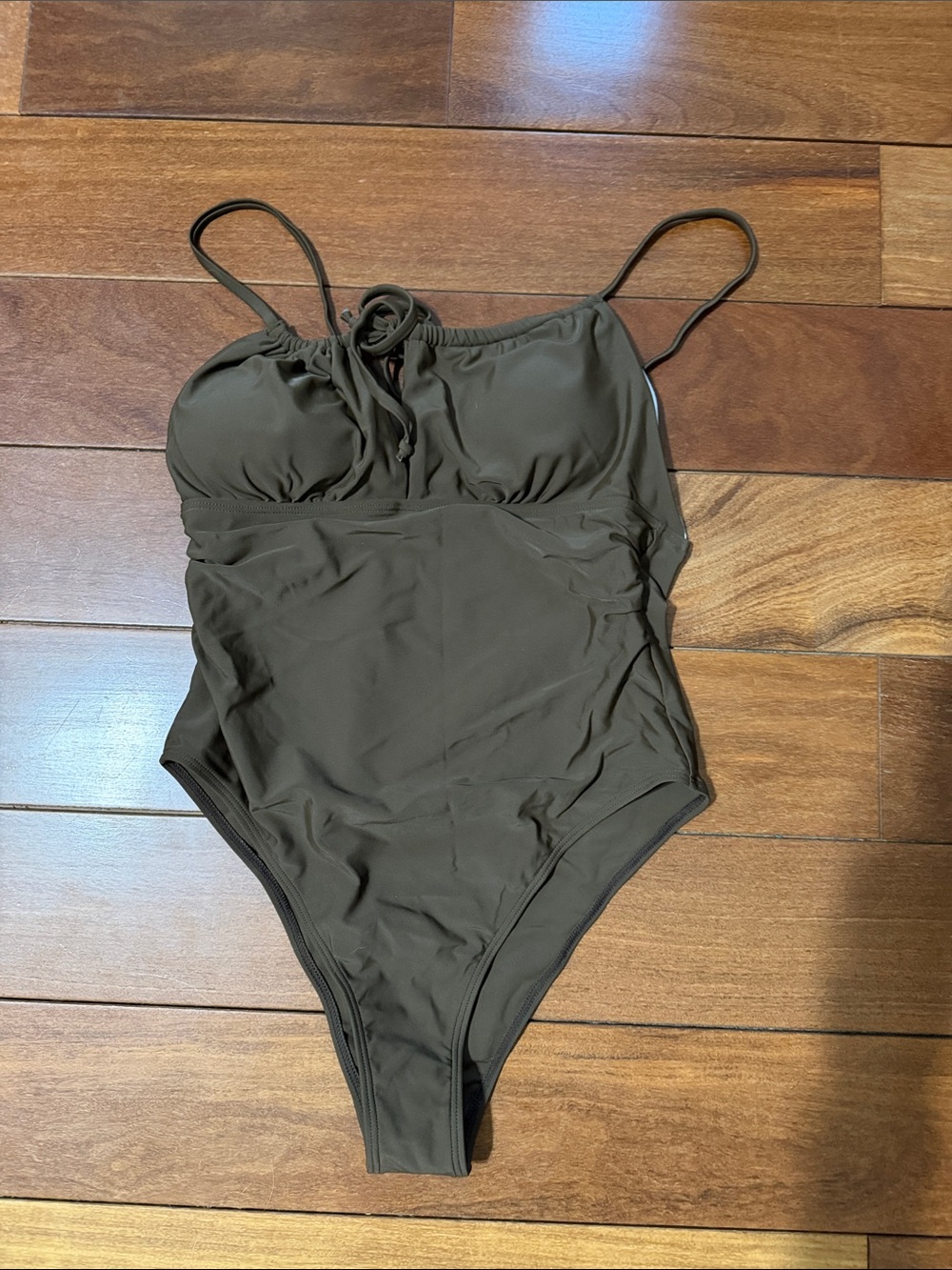 Chocolate Brown One-Piece Swimsuit